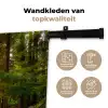 Bos - Pad - Bomen - Groen - Zon - Natuur Wandkleed katoen klein -sfeer2