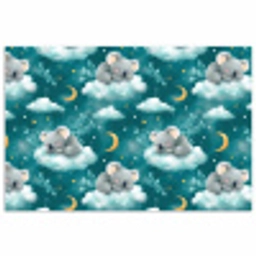 Koala's - Betoverend - Blauw poster papier klein 62 -3d