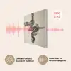 Golven - Penseelstreken - Beige - Minimalistisch PET vilt klein -USP_NL