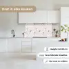 Terrazzo -  Patroon - Zacht - Zwart - Wit keuken achterwand 2 middel 871 -sfeer4_NL