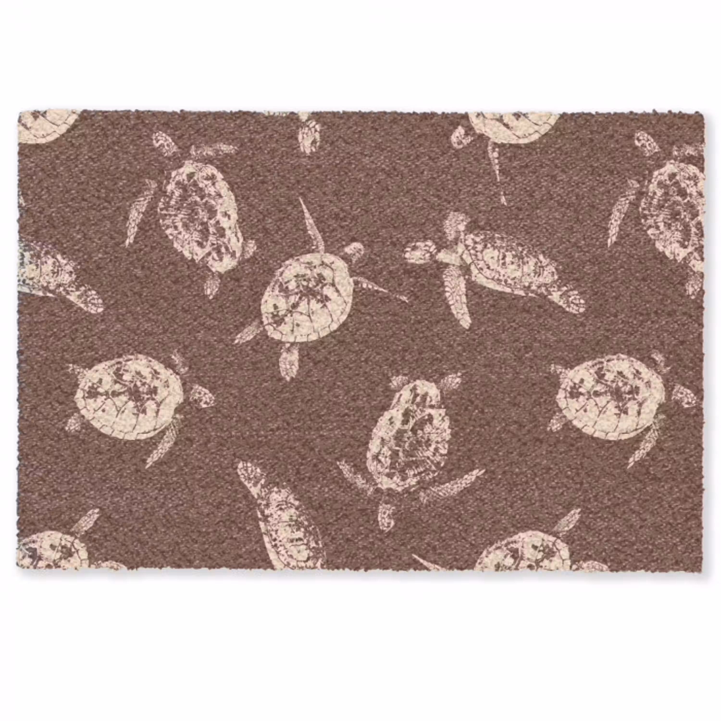 Schildpadden - Patroon - Bruin - Beige Deurmat klein -zkaufland3d