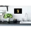 Friet - Goud - Chrome - Eten Muursticker klein -keuken