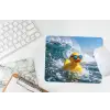 Badeend - Stoer - Golven muismat rubber klein -witbureau