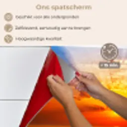 Zonsondergang - Zee - Lucht - Oranje - Horizon - Water keuken achterwand spatscherm klein -spatscherm_NL
