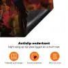 Vrouw - Bloemen - Papegaai - Schilderachtig Inductie beschermer vinyl 3mm klein -zzzzzzz-td-onderkant