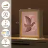 Illustratie - Vogels - Abstract - Roze Light Box met kabel (Tafellamp) klein -USP_FR