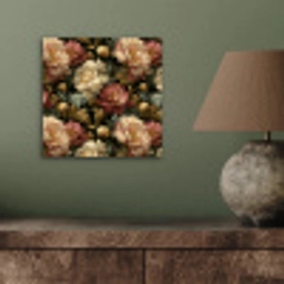 Bloemen - Barok - Patroon - Roze - Crème aluminium wit klein 46 -sfeer2