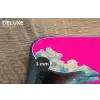 Man - Pak - Wolk - Roze Placemat vinyl groot -closeup