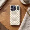 Patroon - Symmetrisch - Beige Telefoonhoesje iPhone 17 Pro klein 878 -sfeer1
