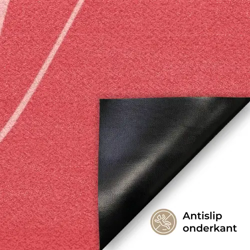 Star girl - Rood - Panter - Ster Deurmat klein -antislip_NL