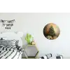 Kerstboom - Cadeaus - Goud Wandcirkel aluminium klein -kinderkamer