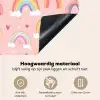 Regenboog - Patroon - Pastel - Handgetekend Inductie beschemer met haakjes middel -ky-onderkant-nl