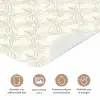 Patroon - Bloemen - Beige deurposter klein 289 -closeup_NL
