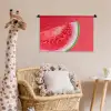 Watermeloen - Rood - Zomers Wandkleed katoen klein -wsfeer5_kind