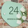 Witte tulpen - Klassiek Naambord Organisch middel -sfeer10