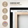 Kreeft - Felroze - Stippen - Opvallend KitchenYeah - Keuken - Canvas klein -zcloseup