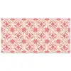 Roze - Bloemenmotief - Wit - Modern Balkonbeschermer Duitsland klein 596 -zz_3d