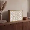 Abstract - Golvend - Pastel Light Box met batterij (Wandlamp) middel 907 -sfeer2