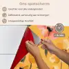 Bloemen - Geschilderd - Geel keuken achterwand spatscherm klein -spatscherm_NL