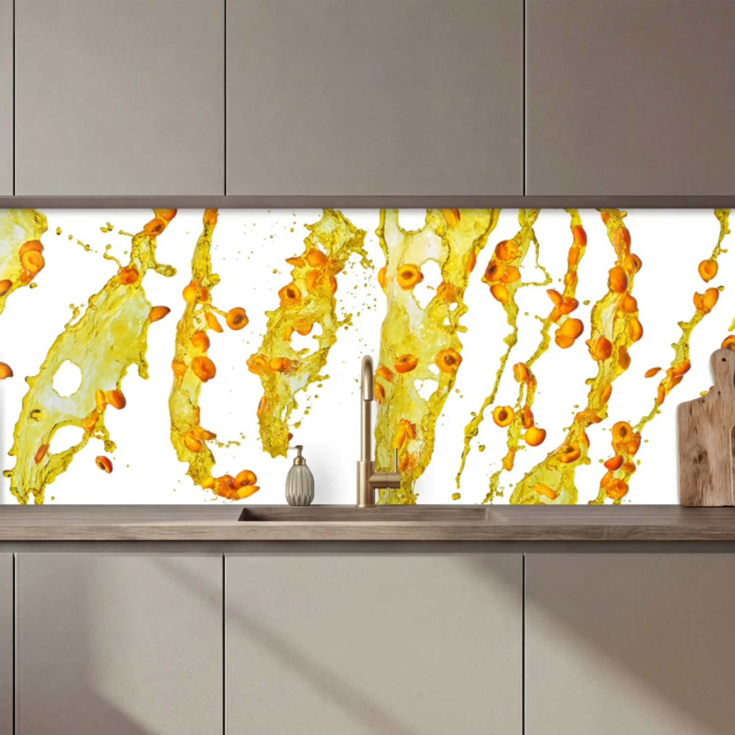 Oranje - Geel - Splash - Fruit keuken achterwand 2 middel zz_3dshopping