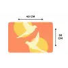 Vogels - Cirkels - Geel Placemat vinyl groot -specs