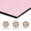 Banaan - Stippen - roze aluminium wit klein -closeup_NL