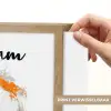 Voetbal - Abstract - Oranje - Verfspatten Light Box met batterij (Wandlamp kind) middel -USP_websiteprintNL