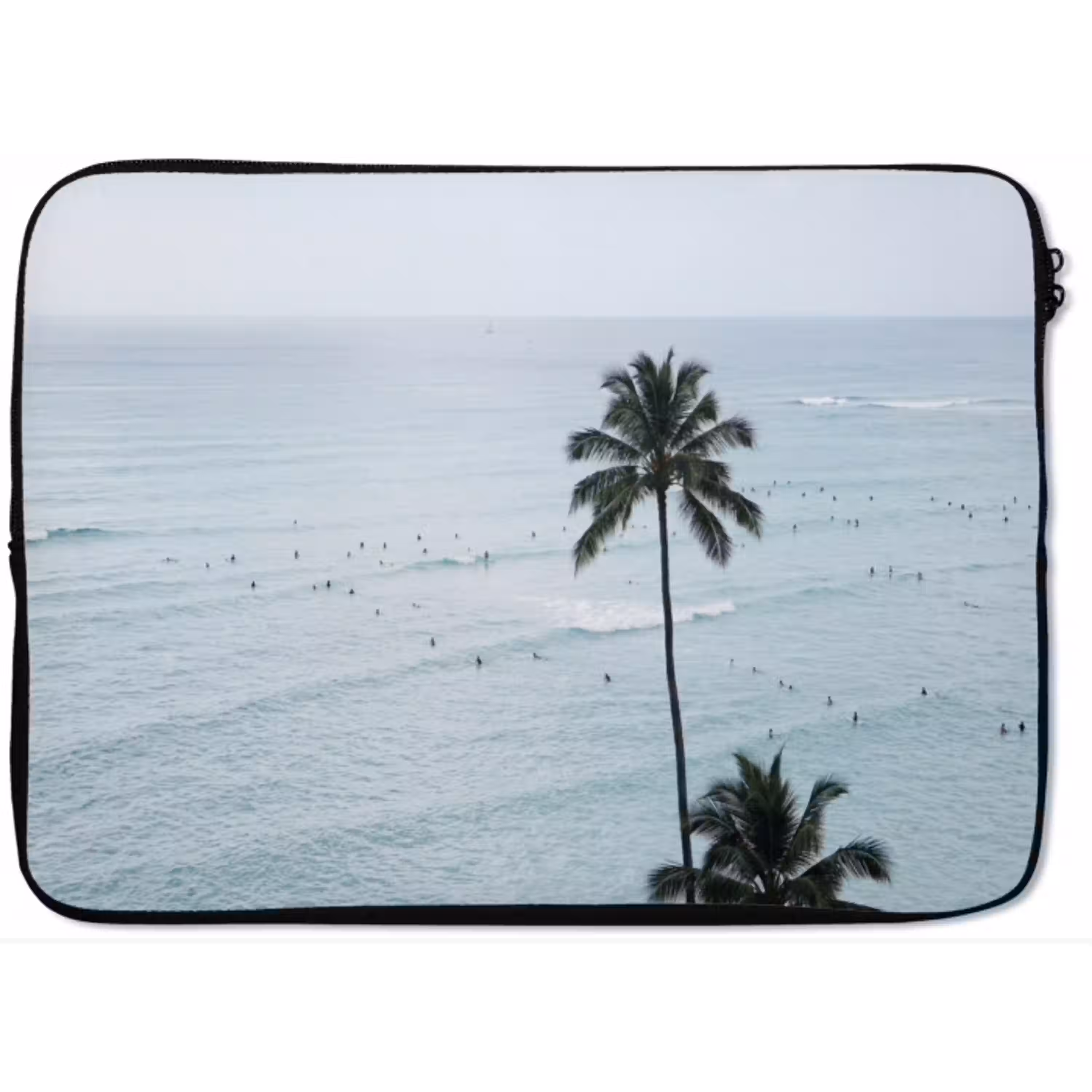 Oceaan - Palmbomen - Surfers laptophoes neopreen klein -zkaufland3dotto