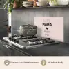 Quotes - Spreuken - Hotel mama always open - Mama keuken achterwand spatscherm klein -usp_DE