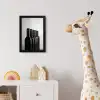 Wijnflessen - Zwart - Minimalistisch fotolijst zwart zonder passe partout klein -usfeer4_kinderkamer