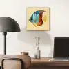 Vis - Vinnen - Blauw - Ogen aluminium wit klein -sfeer5