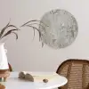 Beton  - Grijs - Muur Wandcirkel kunststof plaat 5mm dik klein 188 -sfeer4