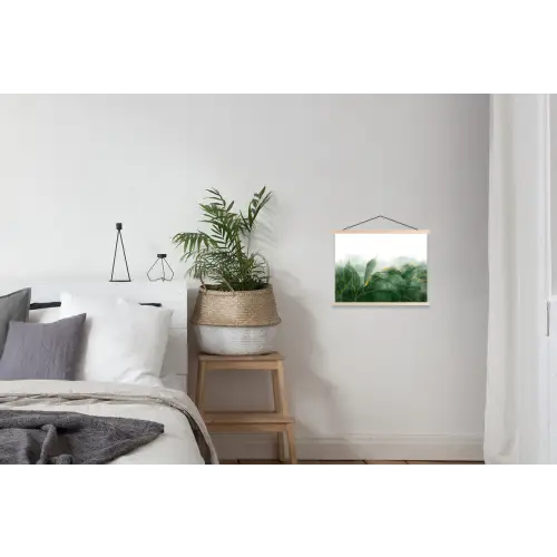 Marmer - Groen - Luxe - Goud - Marmerlook textielposter latten blank klein -woonkamer