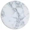 Marmer - Patroon - Gijs - Wit - Marmerlook - Luxe Wandcirkel kunststof plaat 5mm dik klein -3d