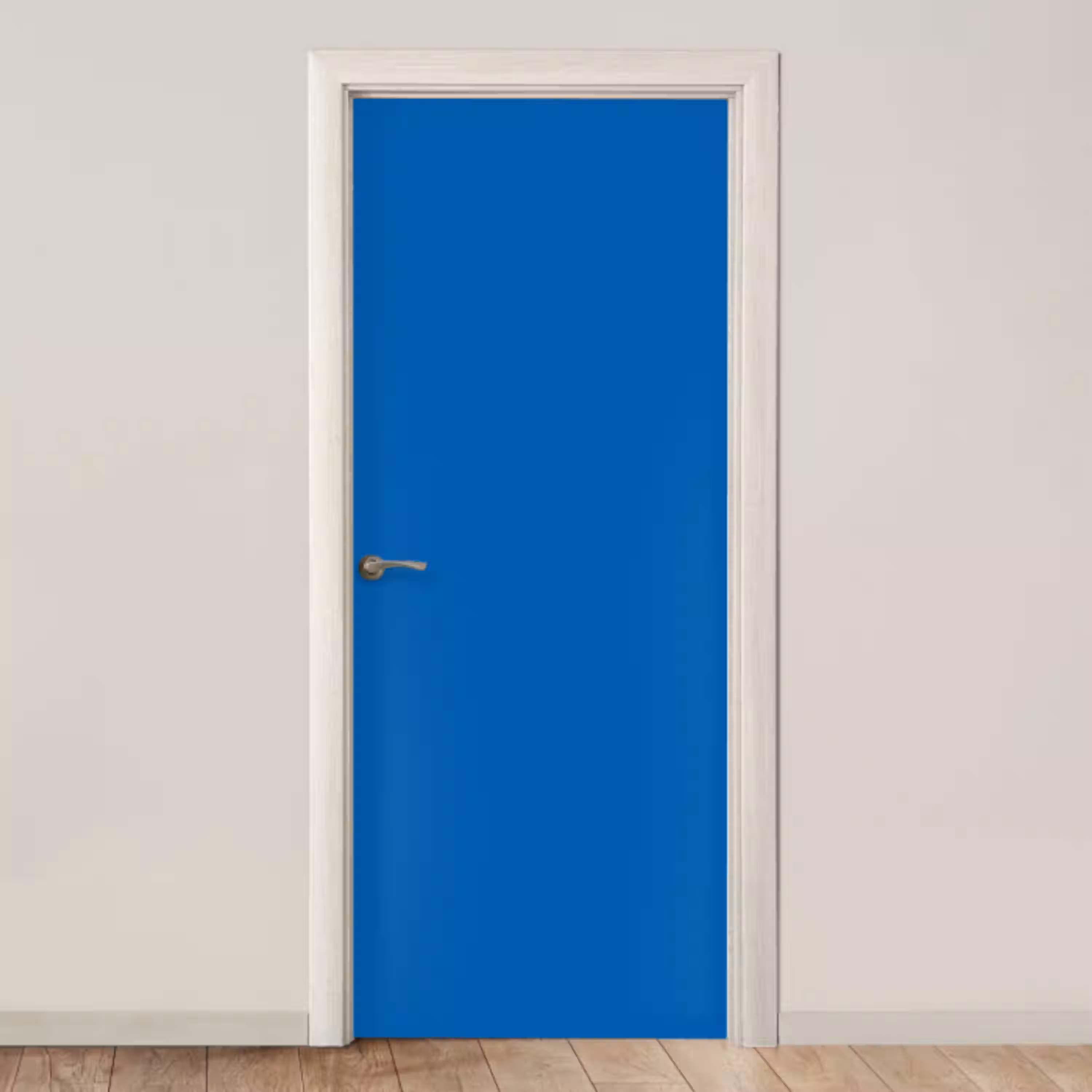 Classic - Azure - Blauw deurposter klein 289 -3d_beige