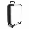 Witte print NBS - Handbagage koffer - Kinderen Unisex middel -productfoto_3d