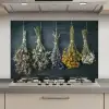 Kruidenkwartet aan een Donkere Wand keuken achterwand spatscherm klein -3d_website