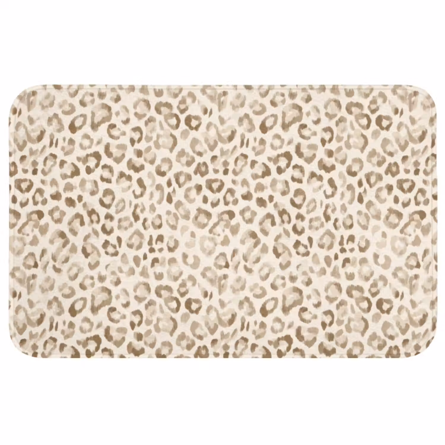 Badmat - Luipaard - Klassiek - Beige