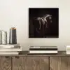 Krachtig - Paard - Donker aluminium wit klein -sfeer1