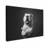 Buldog - Hond - Glas canvas 2cm klein -z3d