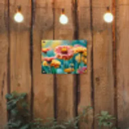 Bloemen in zomerse pracht tuinposter los doek klein -sfeer1
