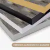 Waaierstralen - Goud - Antraciet Textielframe zwart klein 947 -USP_kleurenNL