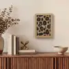 Luipaardprint - Bruin - Courage - Sierlijk Light Box met kabel (Tafellamp) klein -sfeer2
