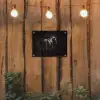 Krachtig - Paard - Donker tuinposter los doek klein -sfeer1
