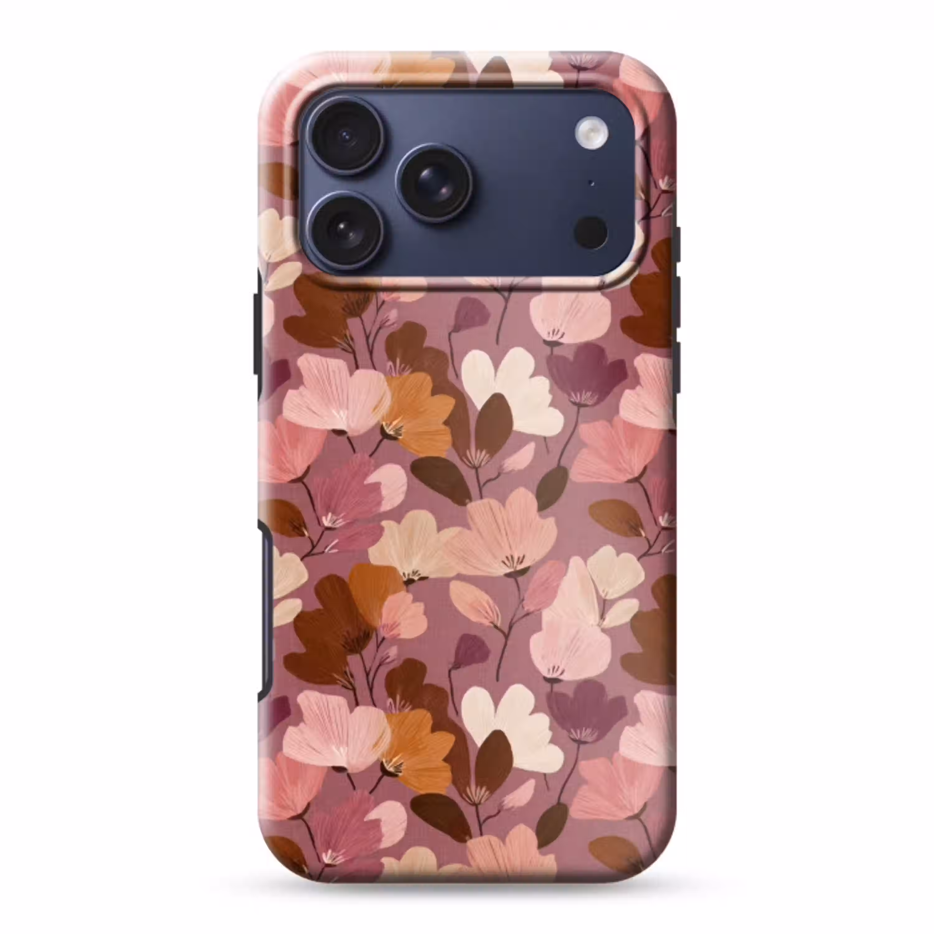 Bloem - Patroon - Roze Toughcase MagSafe Apple iPhone 17 Pro Max klein 1019 -3d