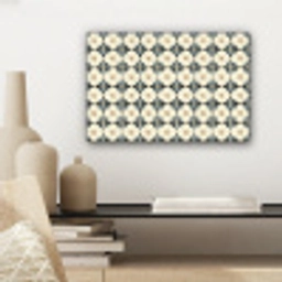 Sierlijk - Ornament - Blauw canvas 2cm klein 34 -sfeer6