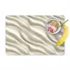 Diagonaal - Golven - Crème Placemat vinyl groot 368 -zzzproduct_Kitchenyeah-website