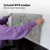 Roest - Beton - Patroon Inductie beschemer met haakjes klein 777 -ky-ophangen-nl