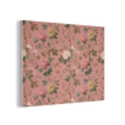 Klassiek - Botanisch - Roze PET vilt klein 837 -3d