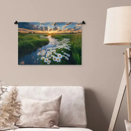 Beekje - Landschap - Margriet Wandkleed katoen klein -sfeer4
